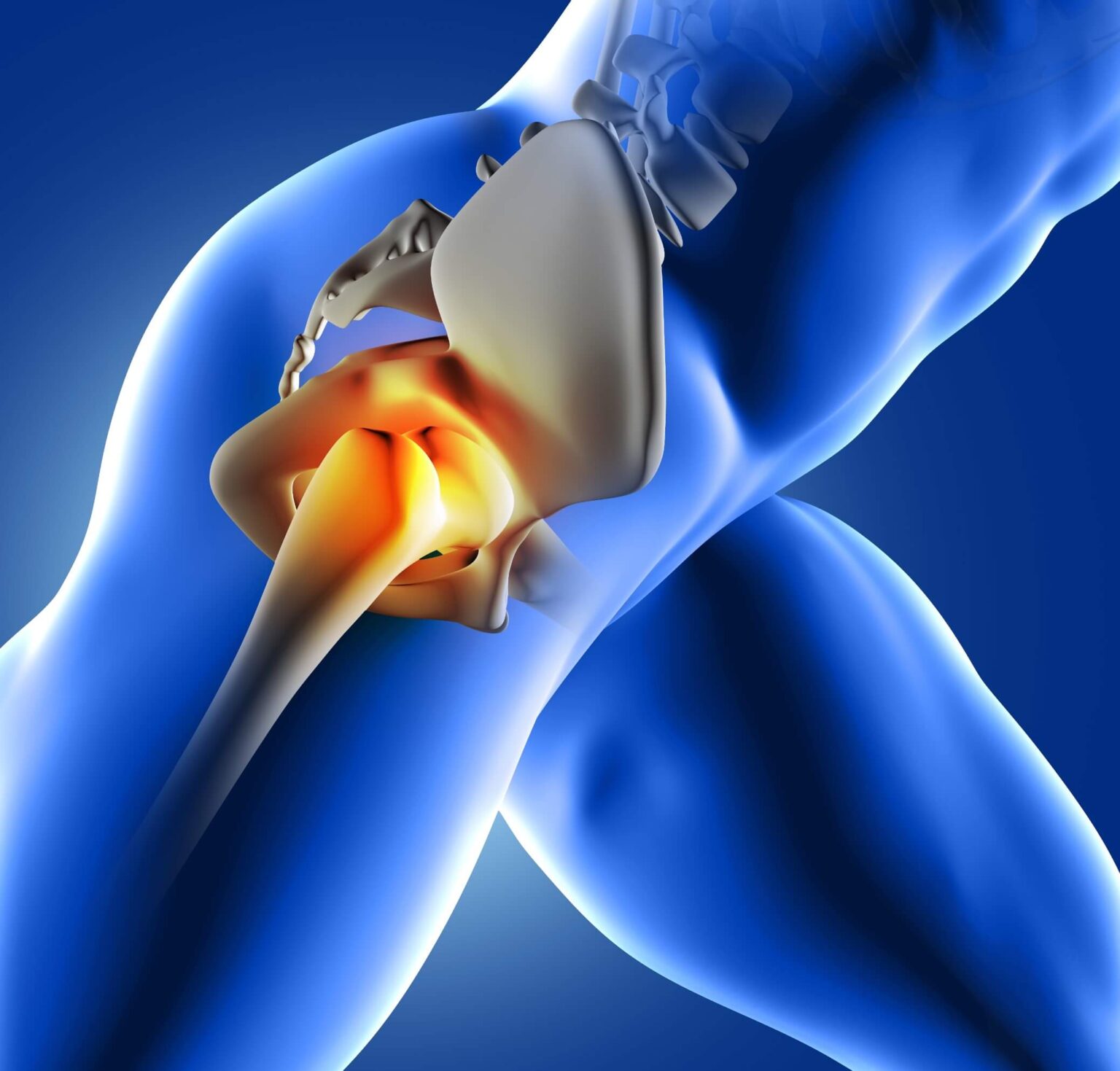 Image showing pain on hip joint